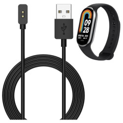 Kabel do ładowania ładowarka do smartband Xiaomi Mi Band 8 / 8 Pro / 8 Active / 9 / 9 NFC / 9 Pro / Watch 3 przewód 60cm czarny