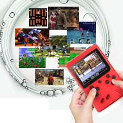 KONSOLA MINI GAME BOY RETRO 400 gier czerwona