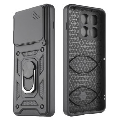 Etui pancerne CamShield Ring na telefon motorola edge 70 5G czarne
