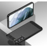Etui Bumper Carbon Lux na telefon Samsung Galaxy S22 S901 czarne
