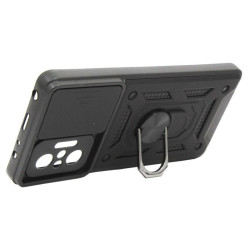 Etui Pancerne CAMSHIELD Ring na telefon Xiaomi Redmi Note 10 Pro 4G M2101K6G czarne
