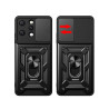 Etui Pancerne CAMSHIELD Ring na telefon Xiaomi Redmi 12 4G 23053RN02A czarne