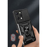 Etui Pancerne CAMSHIELD Ring na telefon Xiaomi Redmi 12 4G 23053RN02A czarne