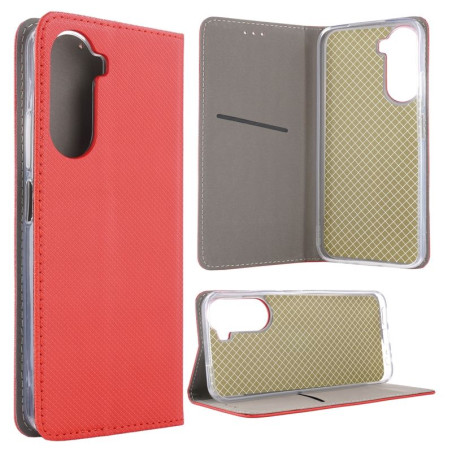 Etui Smart Magnet na telefon Xiaomi Redmi A7 Pro 25128RN17A / POCO C81 Pro 25128PC17G czerwone