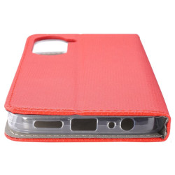 Etui Smart Magnet na telefon Xiaomi Redmi A7 Pro 25128RN17A / POCO C81 Pro 25128PC17G czerwone