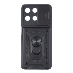 Etui pancerne CamShield Ring na telefon motorola moto g47 5G / g37 5G / g37 power 5G czarne