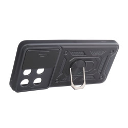 Etui pancerne CamShield Ring na telefon motorola moto g47 5G / g37 5G / g37 power 5G czarne