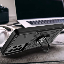 Etui pancerne CamShield Ring na telefon Samsung Galaxy A53 5G czarne