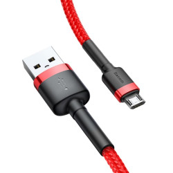 Kabel USB - Micro USB Baseus Cafule QC3.0 2m przewód wspierający szybkie ładowanie czerwony