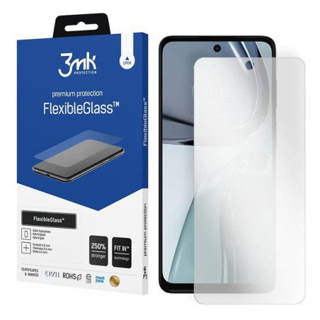 3mk FlexibleGlass Szkło hybrydowe na telefon motorola moto g47 5G / g56 5G / g57 5G / g57 power 5G / g67 power 5G