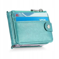 Etui Leather Case Zipper na telefon Samsung Galaxy Z Flip 6 5G F741 / Galaxy Z Flip 7 FE 5G F761 zielone