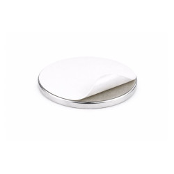 Magnes neodymowy okrągły 20x1mm z klejem 3M - 10 szt