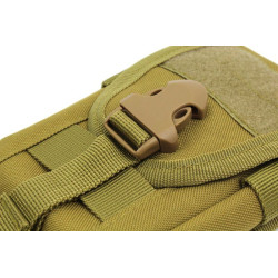 Pokrowiec taktyczny MOLLE saszetka wojskowa uniwersalna etui na pasek militarny zielony