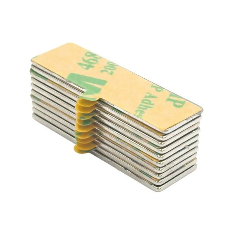 Magnes neodymowy płytkowy 30x10x1mm 1szt