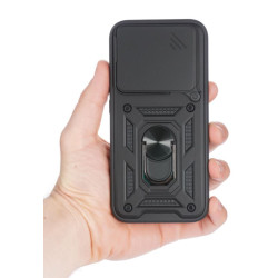 Etui pancerne CamShield Ring na telefon Xiaomi POCO X8 Pro 5G 2511FPC34G czarne