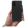 Etui Fancy Diary na telefon TCL 505 T509 czarne