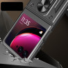 Etui Pancerne CAMSHIELD Ring na telefon motorola razr 50 5G XT2453 / razr 60 5G XT2553 czarne