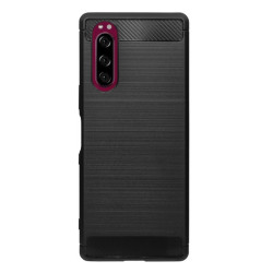 Etui Bumper Carbon Lux na telefon Sony Xperia 5 J9210 czarne