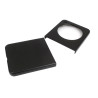 Etui Hard Case Leather na telefon nubia Flip 5G czarne