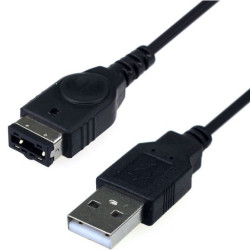 Kabel USB do konsoli GameBoy Advance SP GBA SP Advance czarny przewód