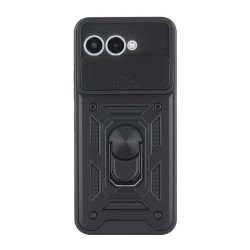 Etui Pancerne CAMSHIELD Ring na telefon T-Mobile T Phone 3 5G / T-Mobile REVVL 8 5G czarne