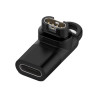 Adapter USBC USB-C USB Typ C ładowarka kątowa do smartwatch GARMIN Forerunner 45 245 935 945 Fenix 7 7X 7S 6 6X 6S Pro Venu 2 2S