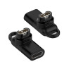 Adapter USBC USB-C USB Typ C ładowarka kątowa do smartwatch GARMIN Forerunner 45 245 935 945 Fenix 7 7X 7S 6 6X 6S Pro Venu 2 2S