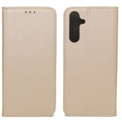 Etui Smart Magnet na telefon Samsung Galaxy A16 4G / A16 5G złote