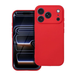 Etui Silicon Case na telefon Apple iPhone 18 Pro / 17 Pro czerwone
