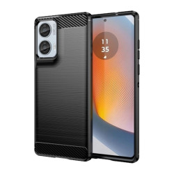 Etui Bumper Carbon Lux na telefon motorola edge 50 fusion 5G XT2429-2 czarne
