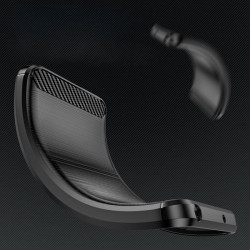 Etui Bumper Carbon Lux na telefon motorola edge 50 fusion 5G XT2429-2 czarne