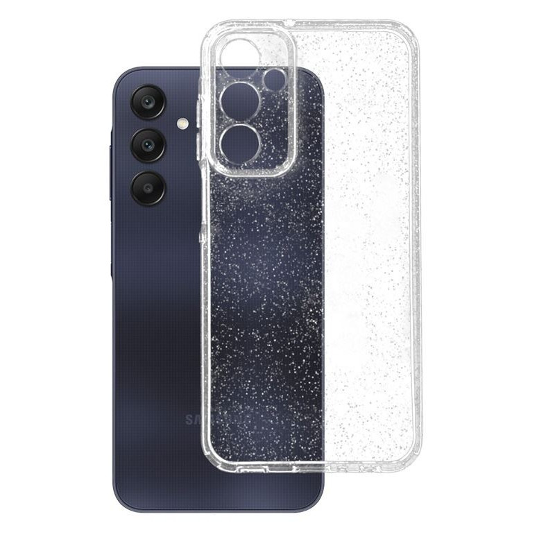 Etui Jelly Case GLITTER na telefon Samsung Galaxy A55 5G A556 bezbarwne