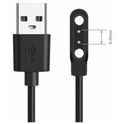 Ładowarka magnetyczna do smartwatch 2 PIN 4,00mm N-/S+