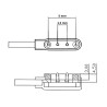 Ładowarka / kabel do smartwatch 2 PIN 2,5mm ver2