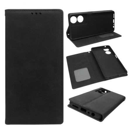 Etui Smart Retro na telefon TCL NXTPAPAER 70 Pro 5G czarne