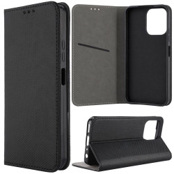 Etui Smart Magnet na telefon OPPO A6 4G / A6 5G / A6s 4G / A6s 5G / A6x 4G / A6x 5G / A6t 4G / A6t 5G / A6c 4G czarne