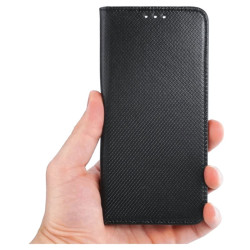 Etui Smart Magnet na telefon motorola moto g87 5G XT2621-6 / g77 5G XT2621-4 / g67 5G XT2621-2 czarne