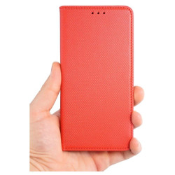 Etui Smart Magnet na telefon Honor 600 Smart 5G czerwone