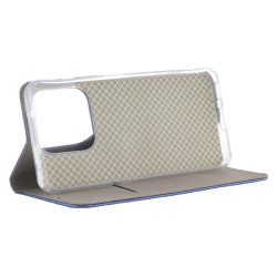 Etui Smart Magnet na telefon Honor 600 Smart 5G granatowe