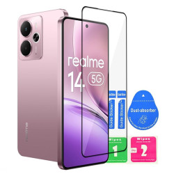 9H SZKŁO hartowane na telefon Realme 14 5G RMX5070 / 14T 5G RMX5078 FULL 6D CF