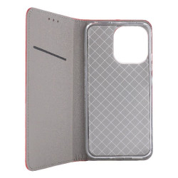 Etui Smart Magnet na telefon Xiaomi Redmi 17 4G / Redmi 17 5G czerwone