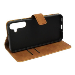 Etui Smart Leather na telefon Samsung Galaxy A16 4G / A16 5G brązowe