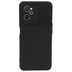 Etui SILICONE LENS na telefon Realme 9i 5G / OPPO A96 A36 4G czarne