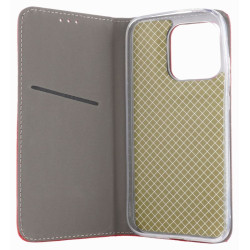 Etui Smart Magnet na telefon motorola moto g47 5G / g37 5G / g37 power 5G czerwone