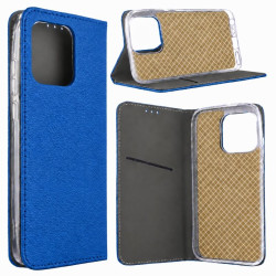 Etui Smart Magnet na telefon motorola moto g47 5G / g37 5G / g37 power 5G granatowe