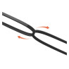 Opaski zaciskowe trytytki 2.5x100mm 100 szt czarne
