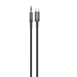 Kabel audio mini jack 3,5mm - USB-C EC620 1m czarny