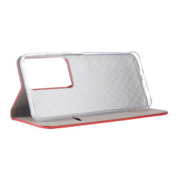 Etui Smart Magnet na telefon Realme C100 5G czerwone