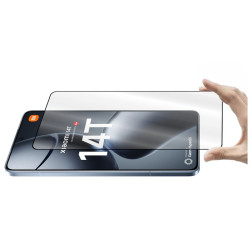 9D SZKŁO hartowane na telefon Xiaomi 14T 5G 2406APNFAG / 14T Pro 5G 2407FPN8EG FULL GLUE