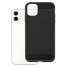 Etui Bumper Carbon Lux na telefon Apple iPhone 11 A2111 czarne
